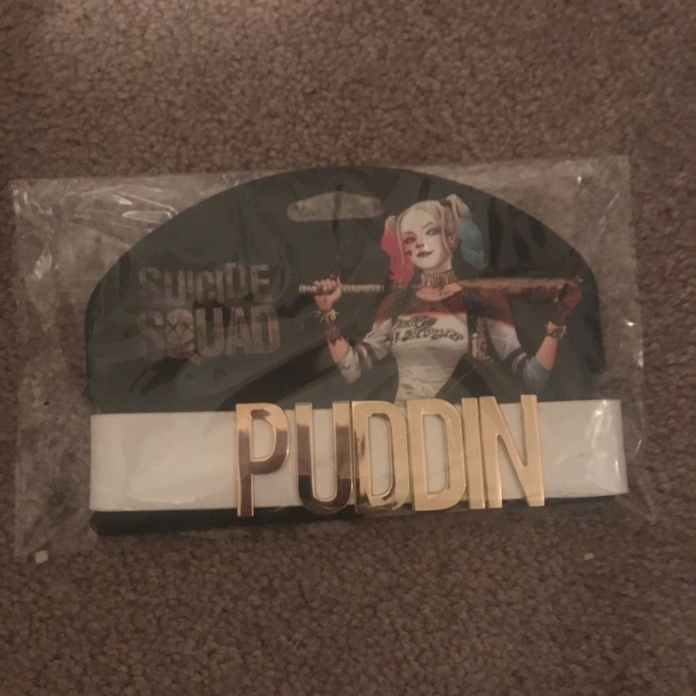 Brand new Harley Quinn “Puddin” costume necklace